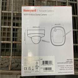 NEW! - Honeywell HC35W25R3 35 Series 5MP IR Fixed Micro WDR IP Dome Camera, 2.8mm Lens, White