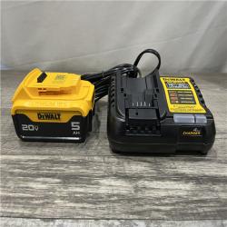 AS-IS DEWALT 20V MAX Lithium-Ion 5.0 Ah Battery and Charger