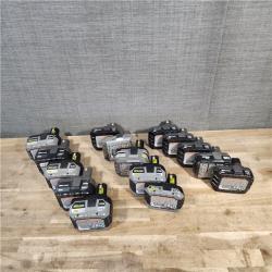 HOUSTON LOCATION - AS-IS RYOBI BATTERY PACK QTY - 15