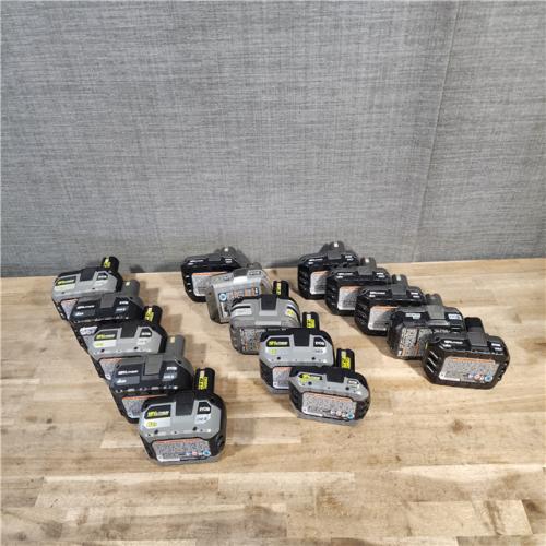 HOUSTON LOCATION - AS-IS RYOBI BATTERY PACK QTY - 15