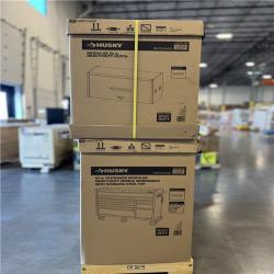 DALLAS LOCATION- AS-IS HUSKY 62IN DRAWER AND HUTCH