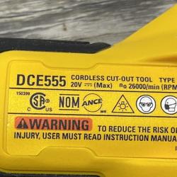 AS-IS DEWALT XR 20V Lithium-Ion Cordless Rotary Drywall Cut-Out Tool (Tool Only)