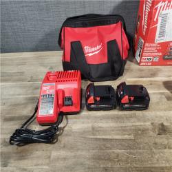 HOUSTON LOCATION - AS-IS Milwaukee 18V Cordless Brushed 2 Tool Drill/Driver and Impact Driver Kit