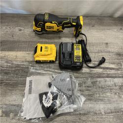 AS-IS DEWALT 20V MAX XR Cordless Brushless 3-Speed Oscillating Multi Tool Kit