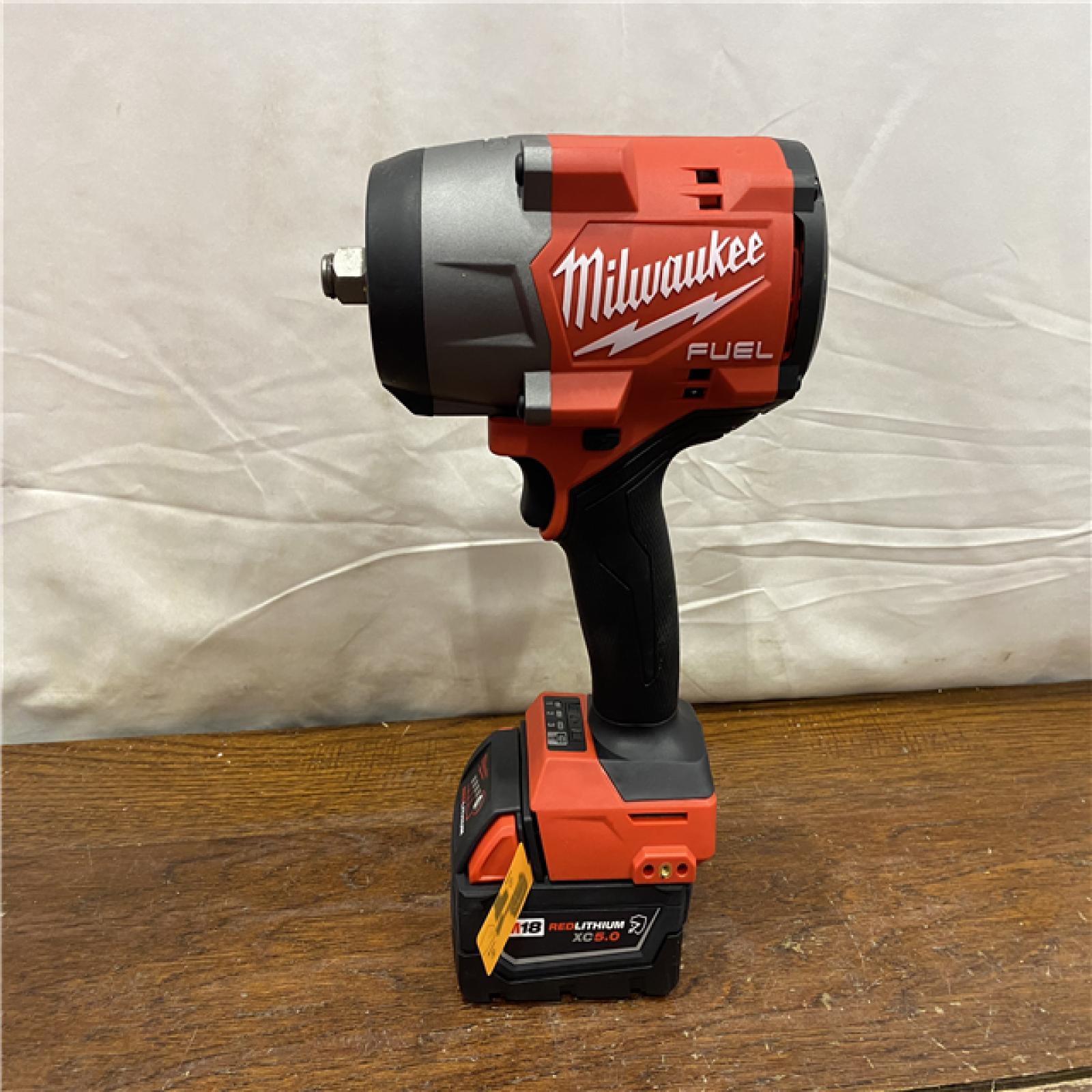 AS-IS Milwaukee M18 FUEL 1/2 in. Cordless Brushless High Torque Impact Wrench Kit (Battery & Charger)