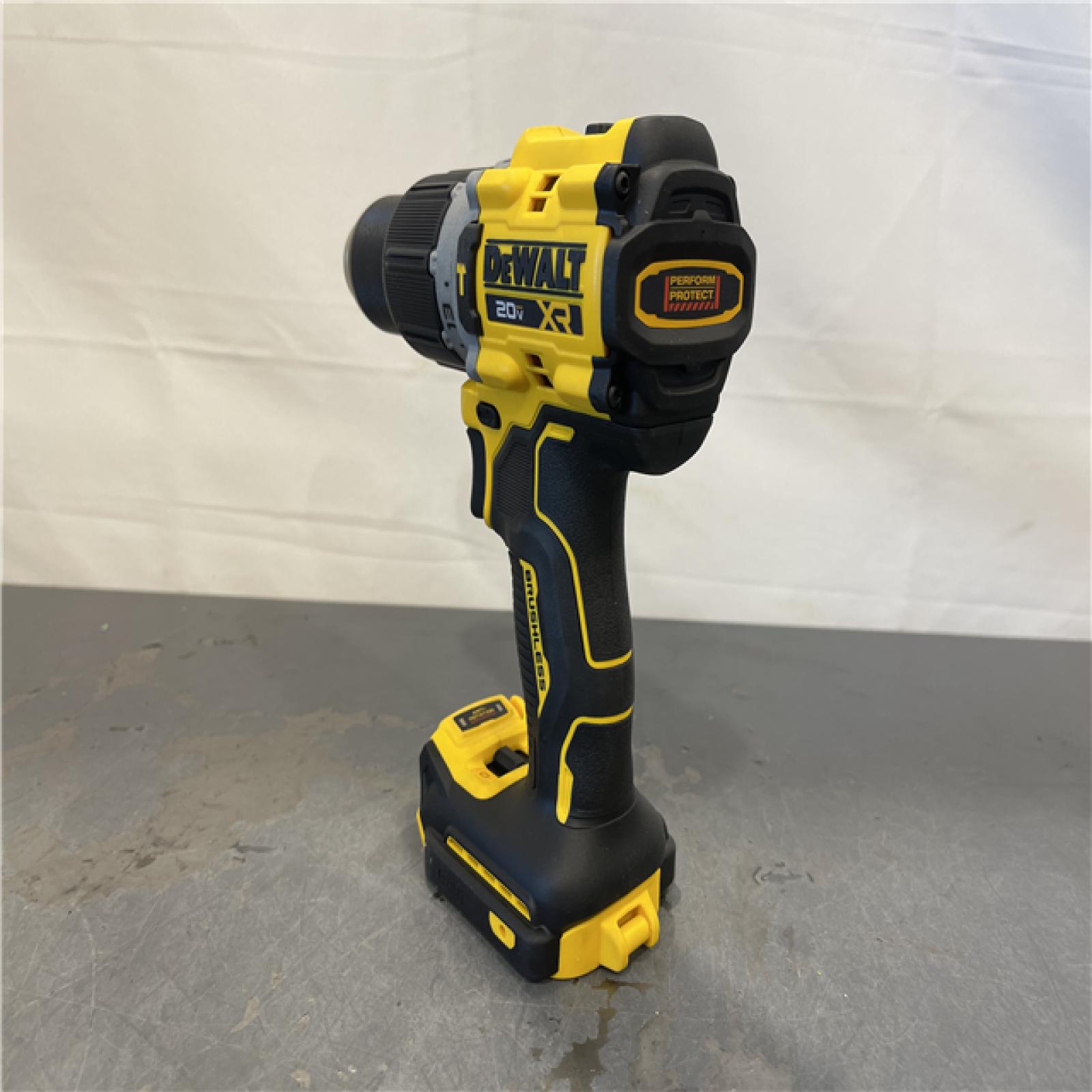 AS-IS - DEWALT 20V XR Brushless Cordless 1/2 in. Hammer Drill