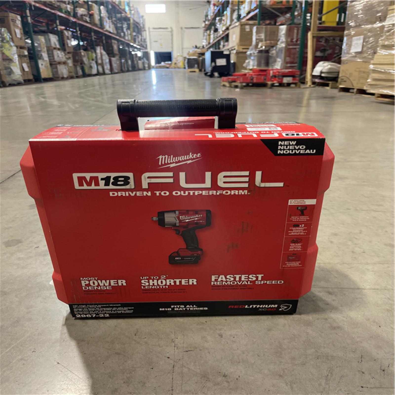 NEW! - Milwaukee M18 FUEL 18V Lithium-Ion Brushless Cordless High-Torque 1/2 in. Impact Wrench w/Friction Ring Kit