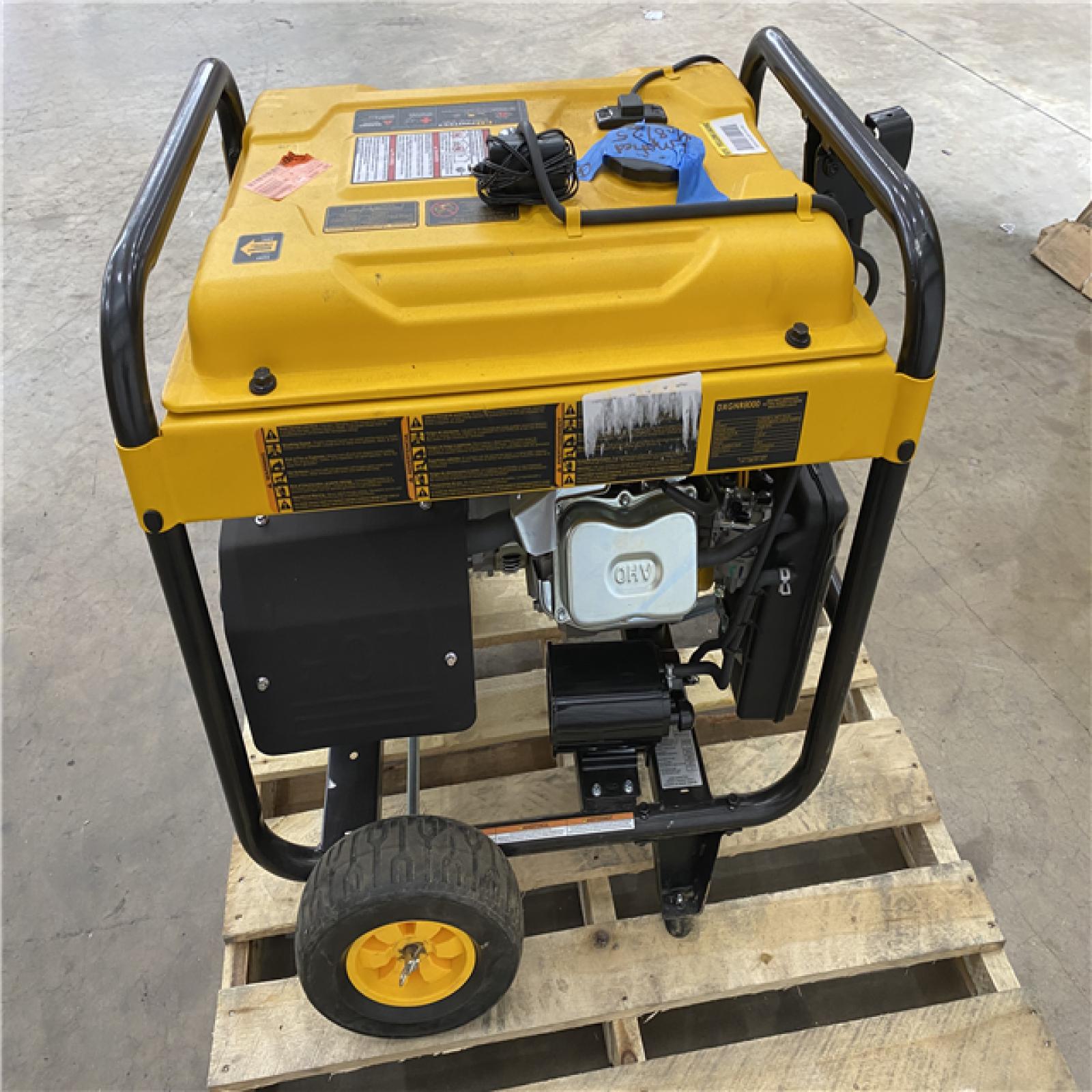 Houston Location - AS IS Dewalt 8000 Running Watts Generator
