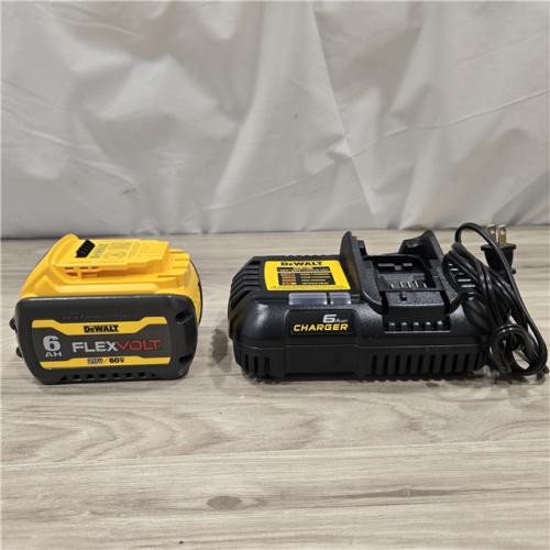 AS-IS DEWALT FLEXVOLT 20V/60V MAX 6.0Ah Battery and Charger Kit