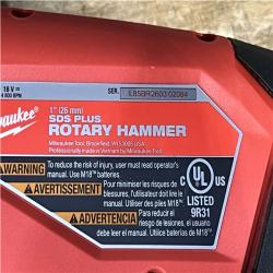 Houston Location AS-IS Milwaukee  FUEL 18V Lithium-Ion Brushless Cordless 1 in. SDS-Plus Rotary Hammer (Tool-Only)