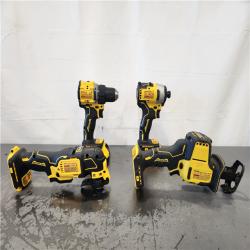 AS-IS- DeWalt 20V MAX ATOMIC Cordless Brushless 4-Tool Combo Kit