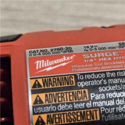 AS-IS Milwaukee 2760-20 - M18 Fuel Surge 18V Cordless Drill/Driver Bare Tool