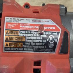 AS-IS Milwaukee FUEL 18V Lithium-Ion Brushless Cordless Hammer Drill and Impact Driver Combo Kit