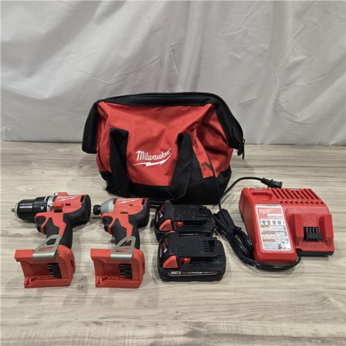 AS-IS Milwaukee M18 Compact Brushless 2-Tool Combo Kit