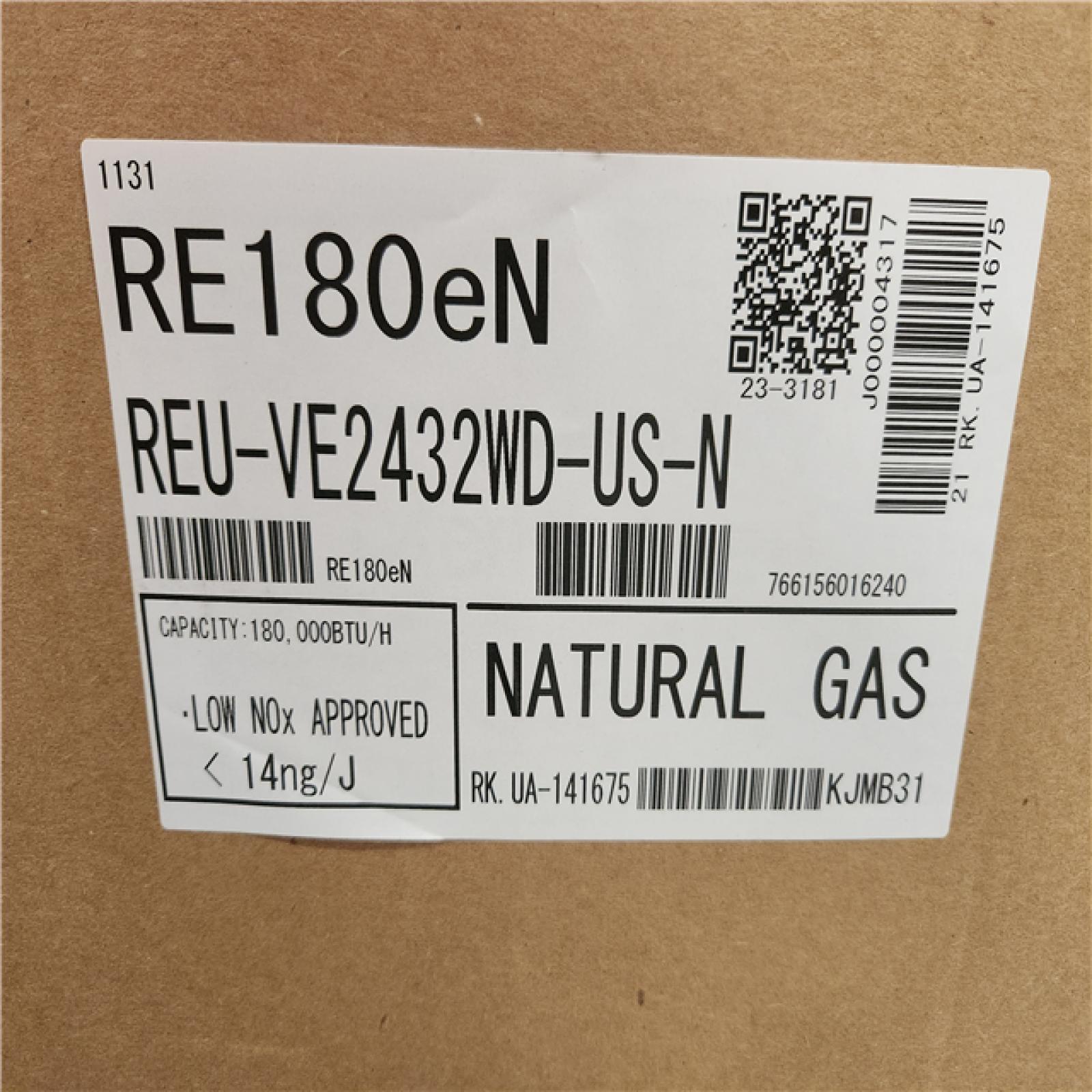 Phoenix NEW Rinnai High Efficiency Non-Condensing 8.5 GPM Residential 180 000 BTU Exterior Natural Gas Tankless Water Heater (SEALED)