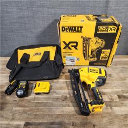 HOUSTON LOCATION - AS-IS DeWalt DCN660D1 20V 16 Gauge Cordless Angled Finish Nailer Kit W/ 2Ah Battery