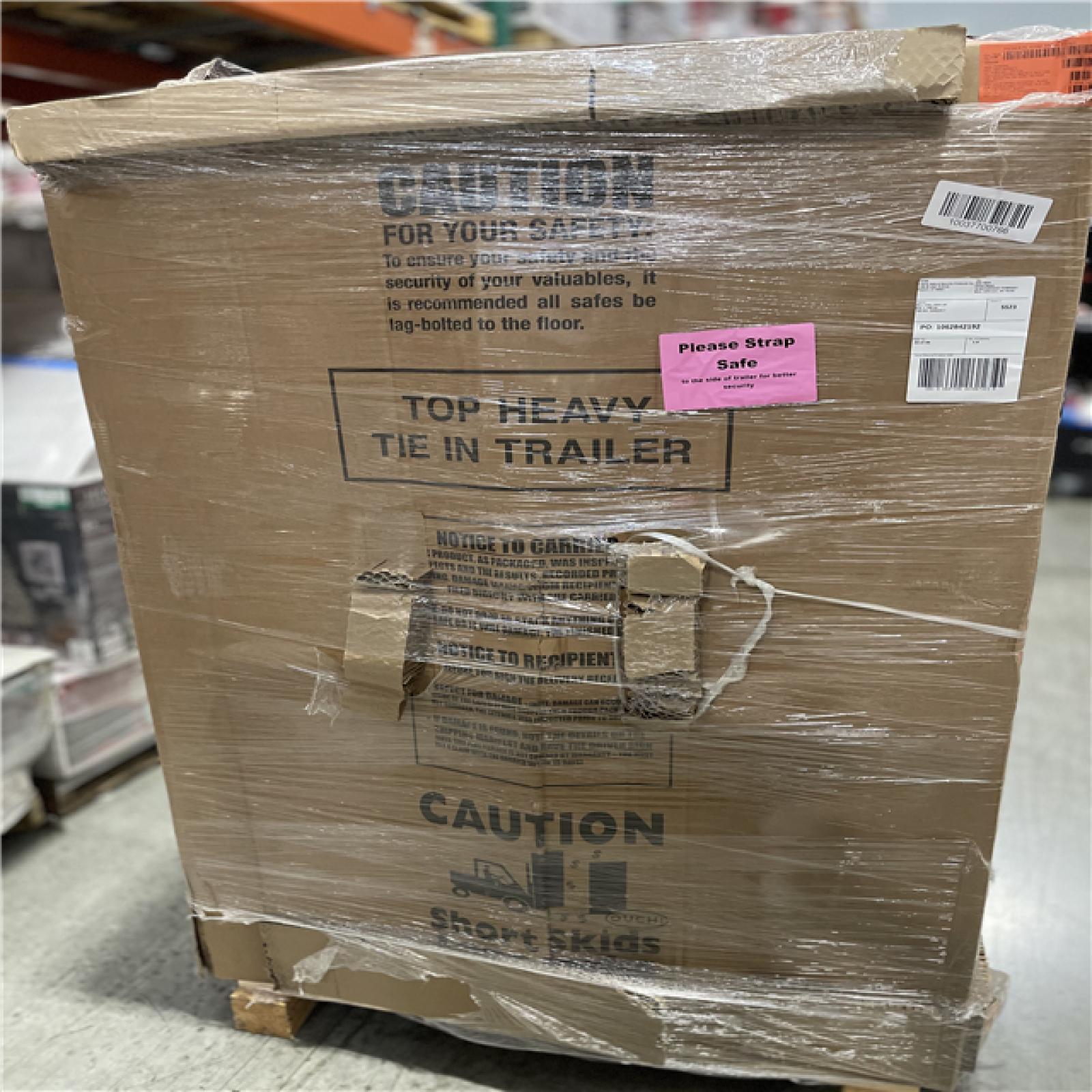 DALLAS LOCATION - LIBERTY SAFE Federal 48-Gun 75-Min fire rating EMP E-Lock  60.5 in. H x 42 in. W x 22 in. D  Gray Marble Gun Safe