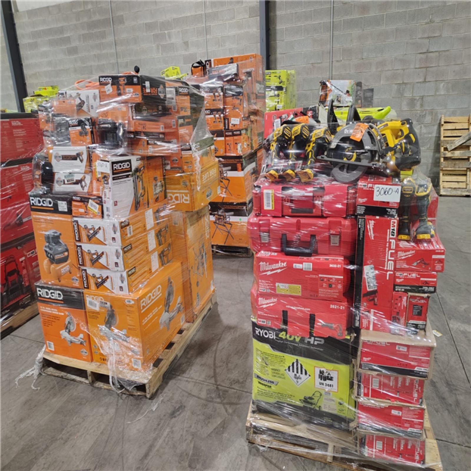 Pittston Location As-Is Power Tools Partial Truckload (13 Pallets) 3060-A