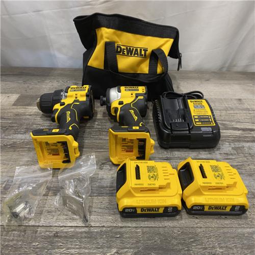 AS-IS DEWALT ATOMIC 20-Volt MAX Lithium-Ion Cordless (2-Tool) Combo Kit