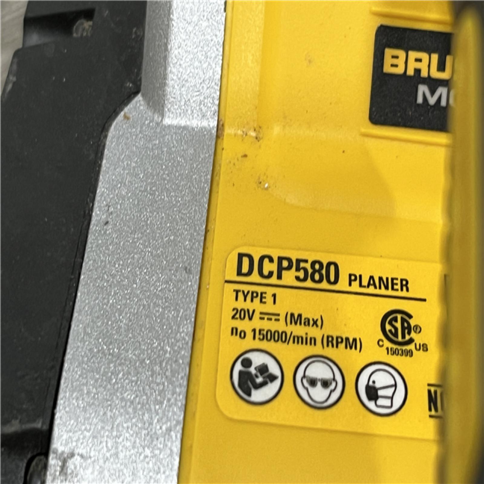AS-IS DEWALT 20V MAX XR Cordless Brushless 3-1/4 in. Planer (Tool Only)