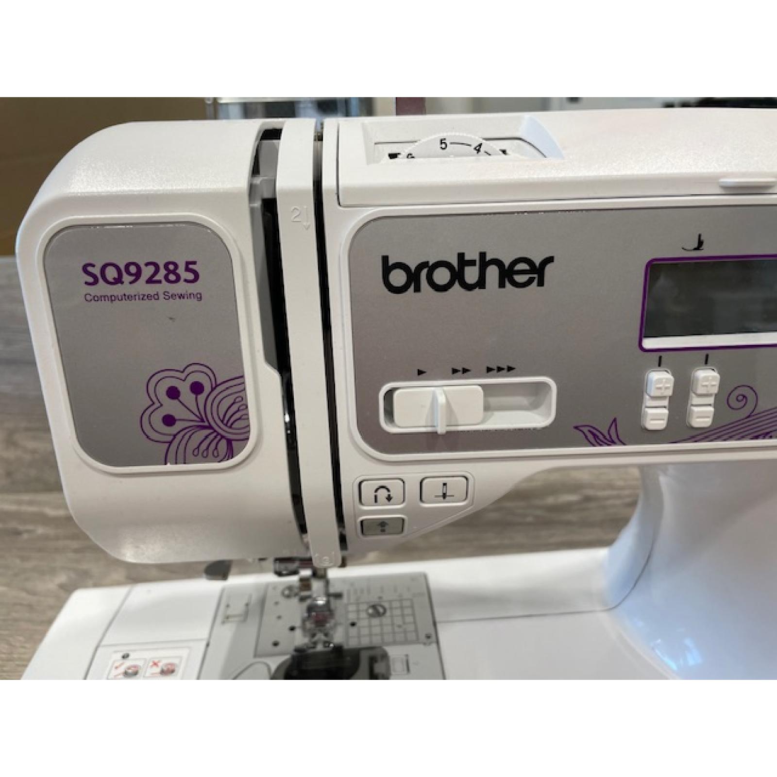 AS-IS Brother SQ9285 Computerized Sewing and Quilting Machine with Wide Table  150 stitches