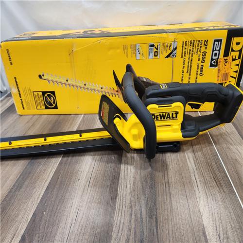 GOOD DeWalt DCHT821B 22 in. 20 V Battery Hedge Trimmer Tool Only