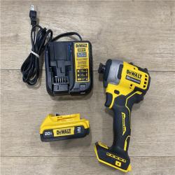 AS-IS DEWALT Atomic 20V Max Lithium-Ion Brushless Cordless Compact 1/4 in. Impact Driver Kit