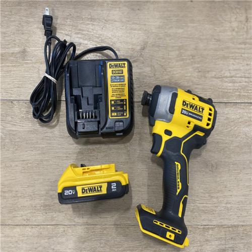 AS-IS DEWALT Atomic 20V Max Lithium-Ion Brushless Cordless Compact 1/4 in. Impact Driver Kit