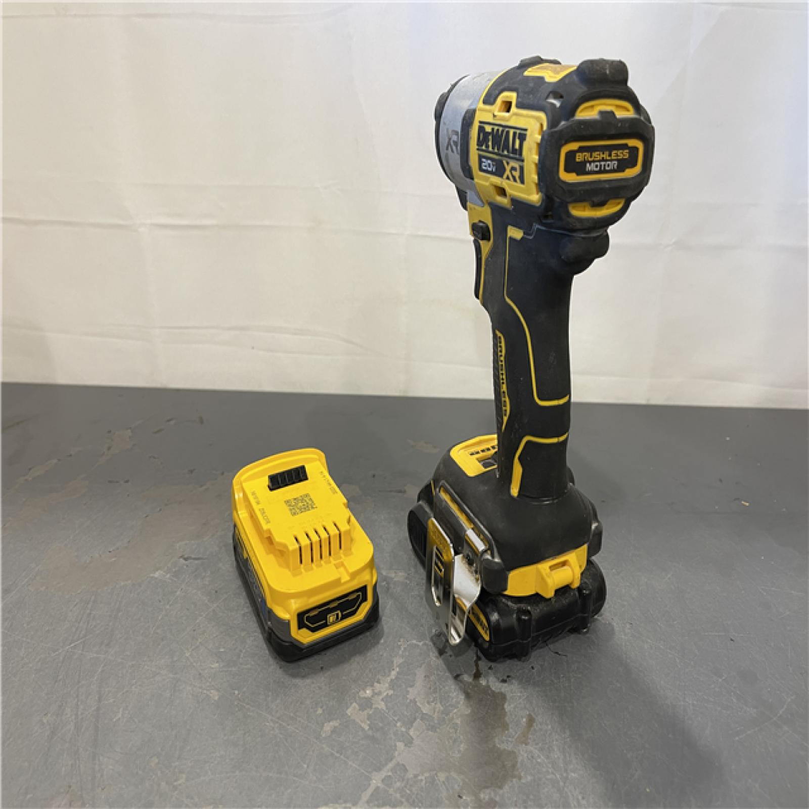 AS-IS - DEWALT 20V MAX XR Lithium-Ion Brushless Cordless 1/4 3-Speed Impact Driver Kit