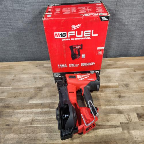 HOUSTON LOCATION - AS-IS Milwaukee M18 FUEL Coil Roofing Nailer (TOOL ONLY)