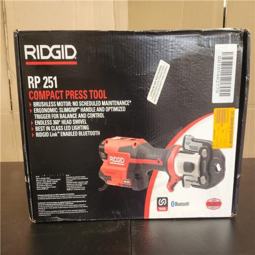 Phoenix NEW RIDGID RP 251 Stainless Steel Press Tool Kit Includes 4-ProPress Jaws (1/2, 3/4, 1,1-1/4 in.),2-12V Batteries,Charger Plus Case