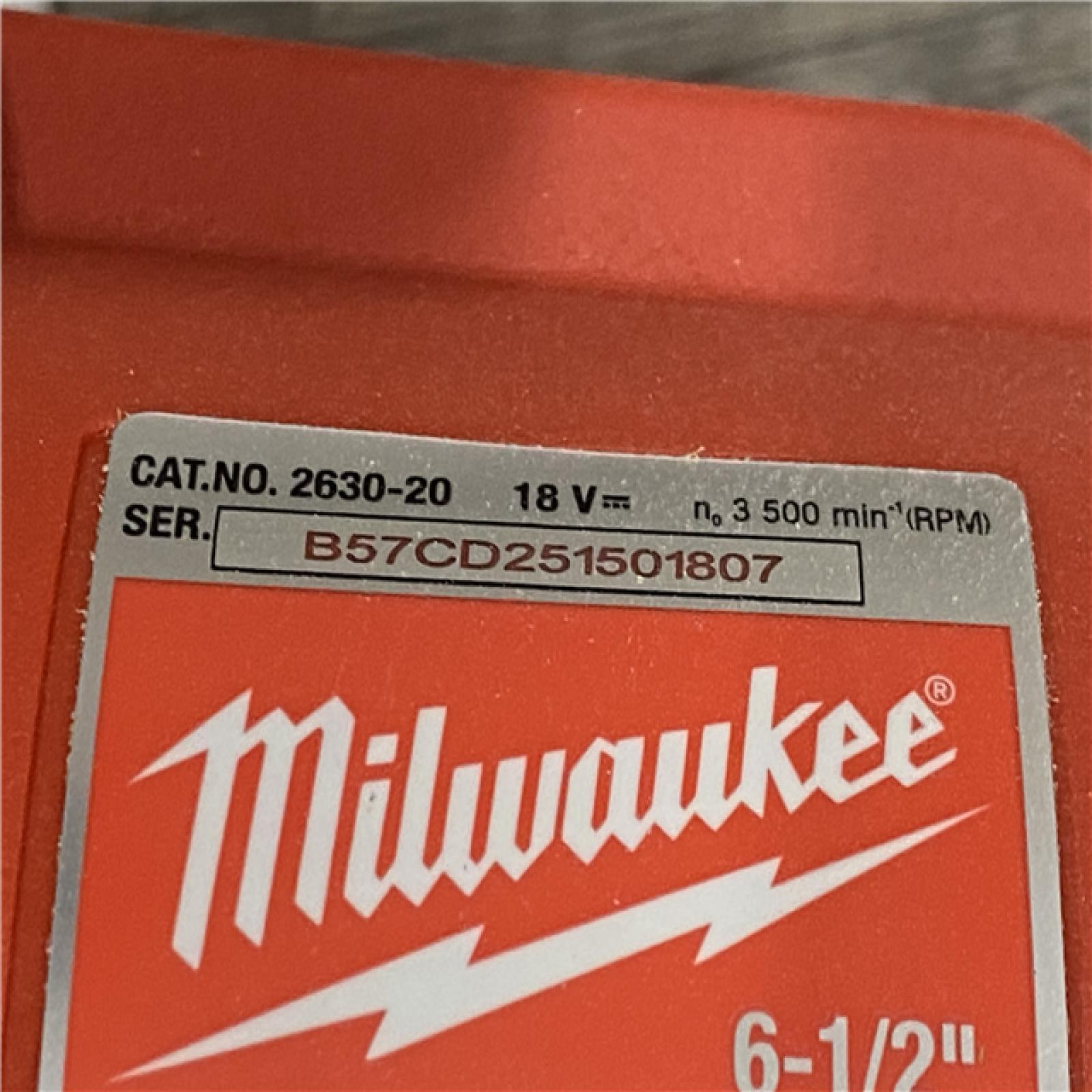 AS-IS Milwaukee 18V Lithium-Ion Cordless 6-1/2 in. Circular Saw (Tool-Only)