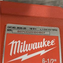 AS-IS Milwaukee 18V Lithium-Ion Cordless 6-1/2 in. Circular Saw (Tool-Only)