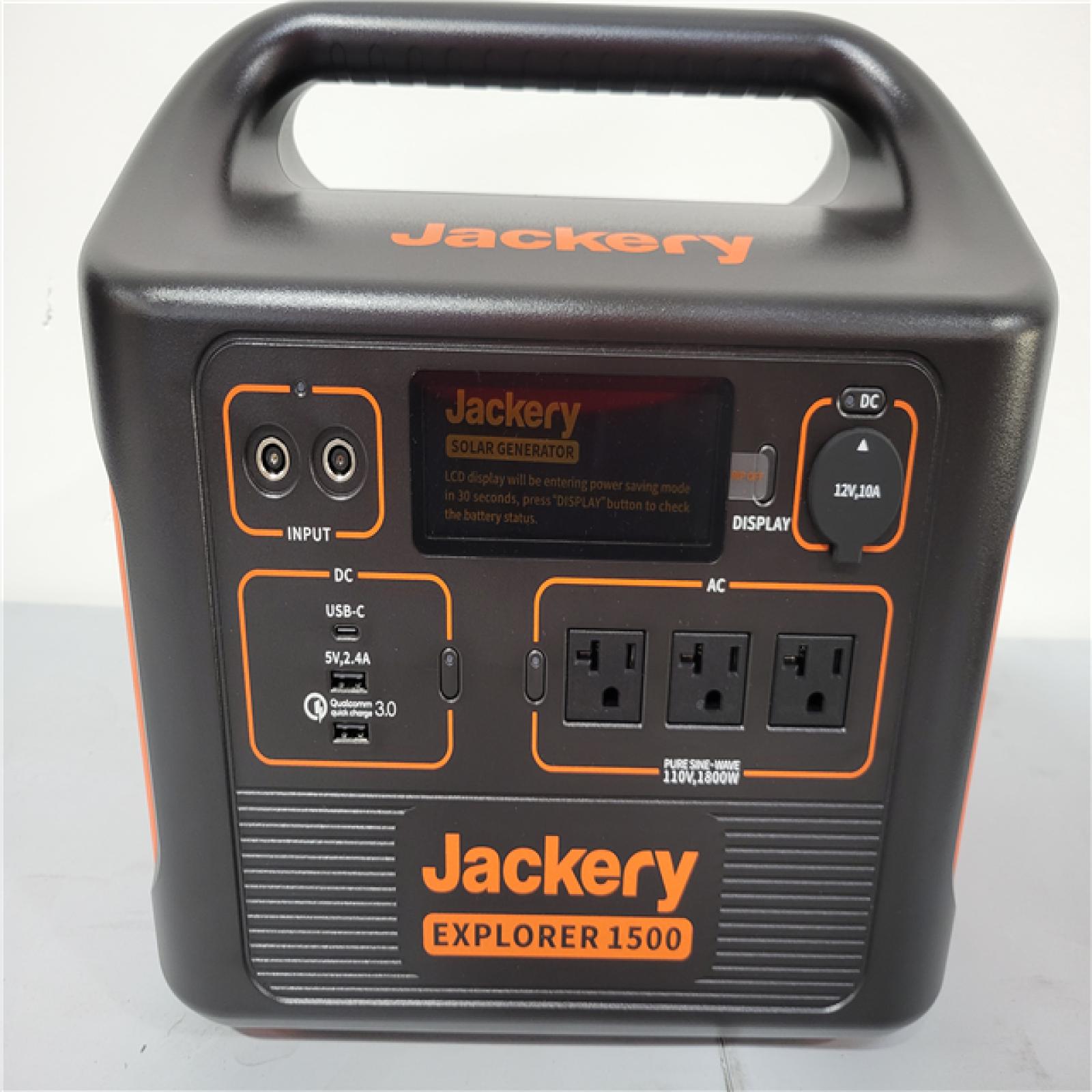 CALIFORNIA NEW JACKERY SOLAR GENERATOR