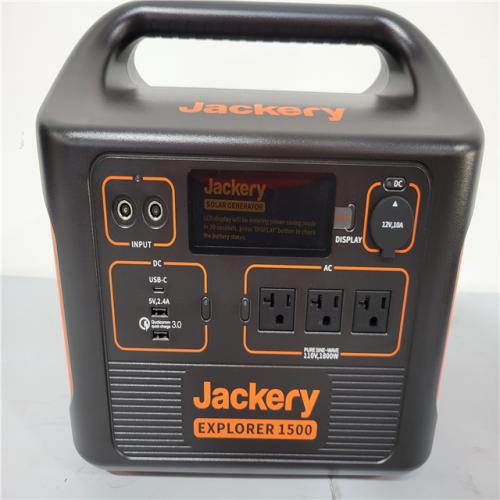 CALIFORNIA NEW JACKERY SOLAR GENERATOR