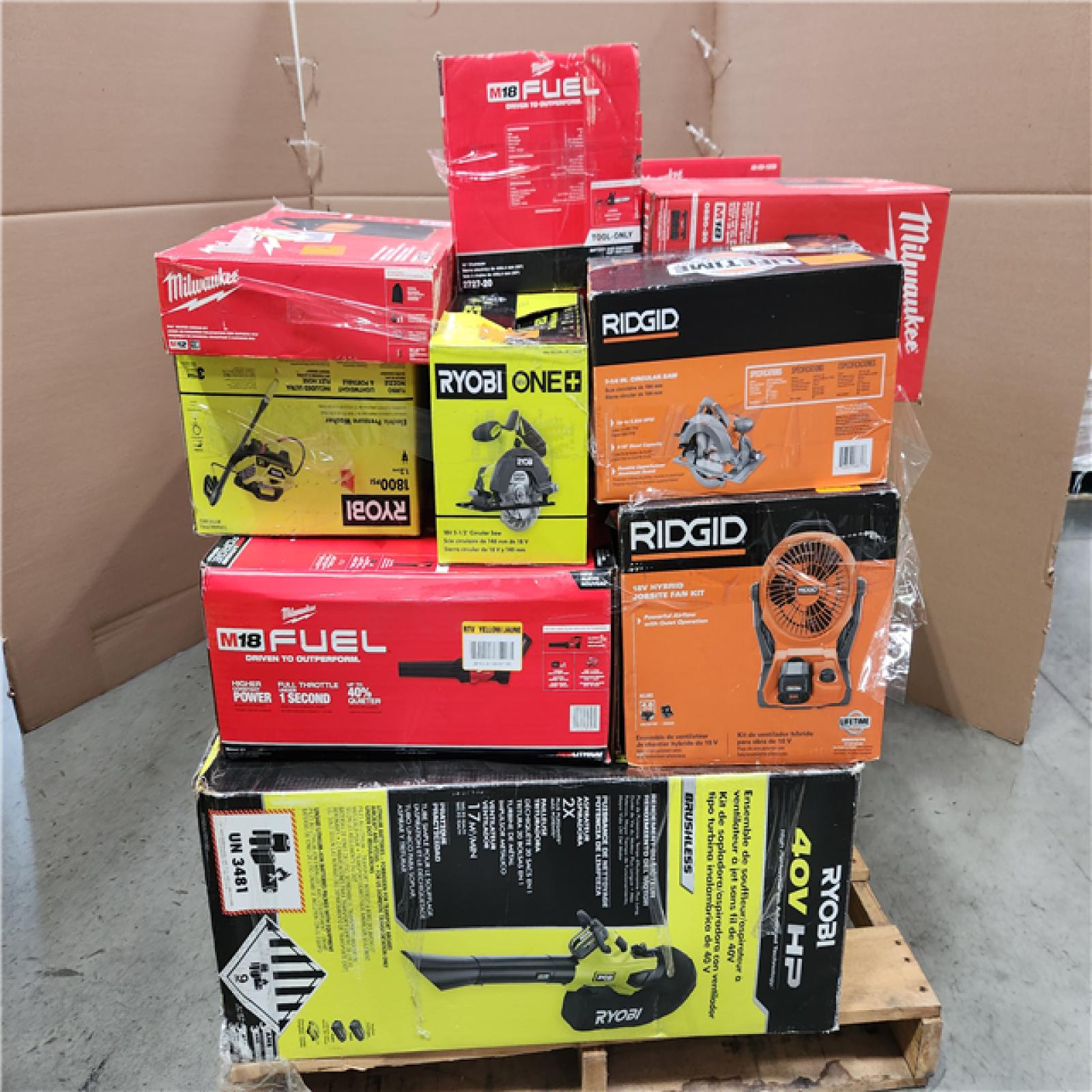 CALIFORNIA AS-IS TOOL PALLET