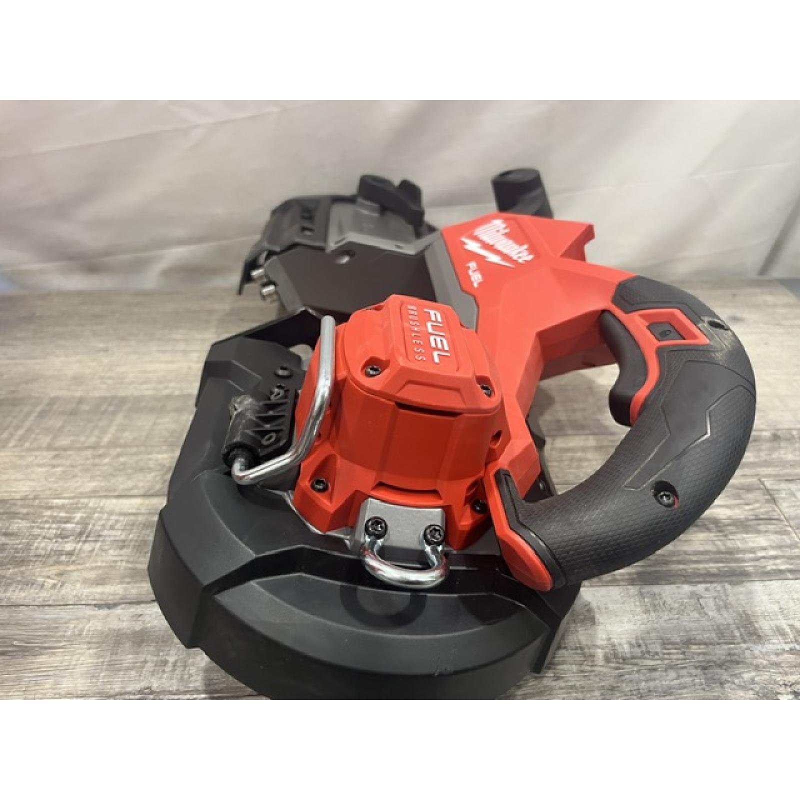 AS-IS Milwaukee FUEL 18V Lithium-Ion Brushless Cordless Deep Cut Band Saw (Tool-Only)