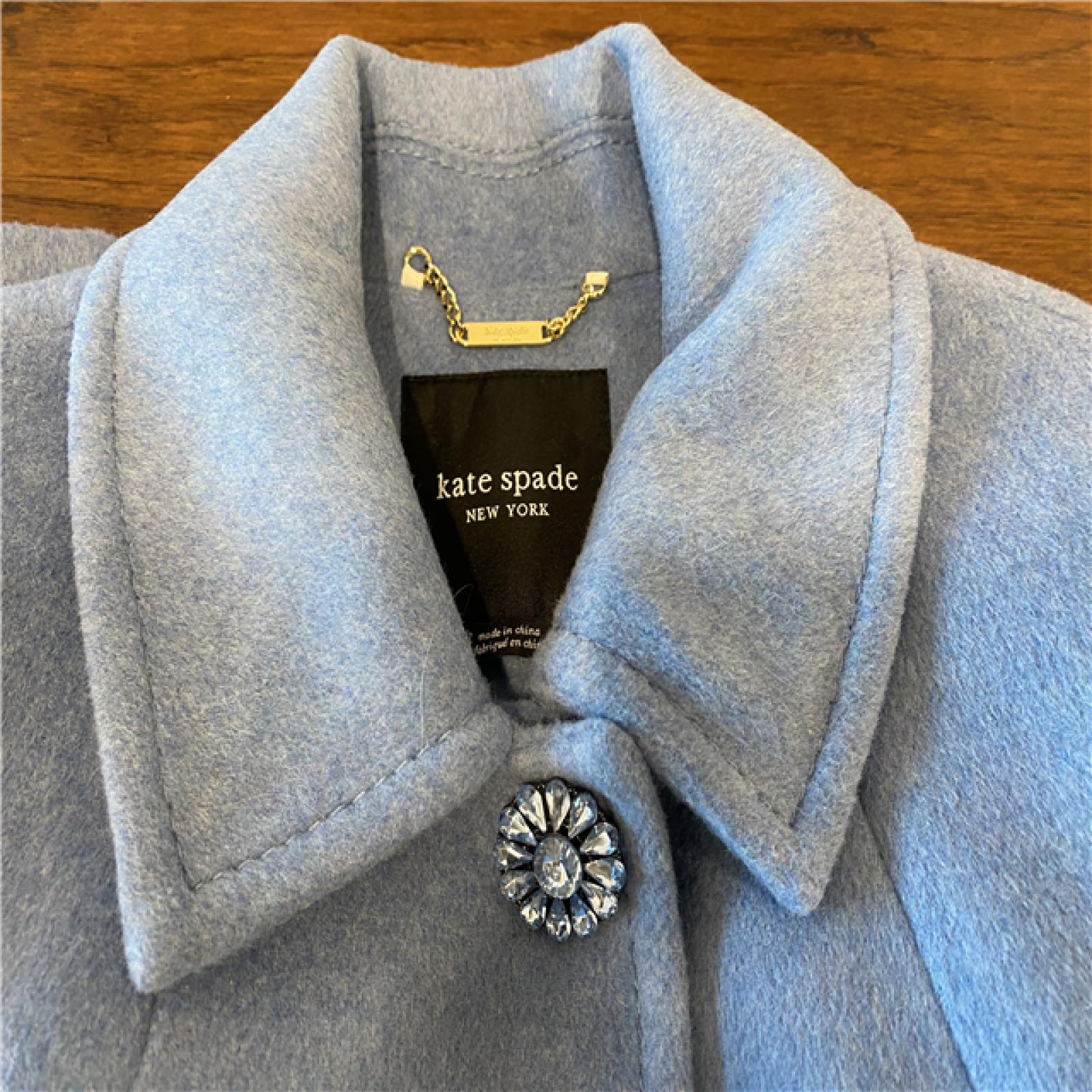 Kate spade blue coat deals