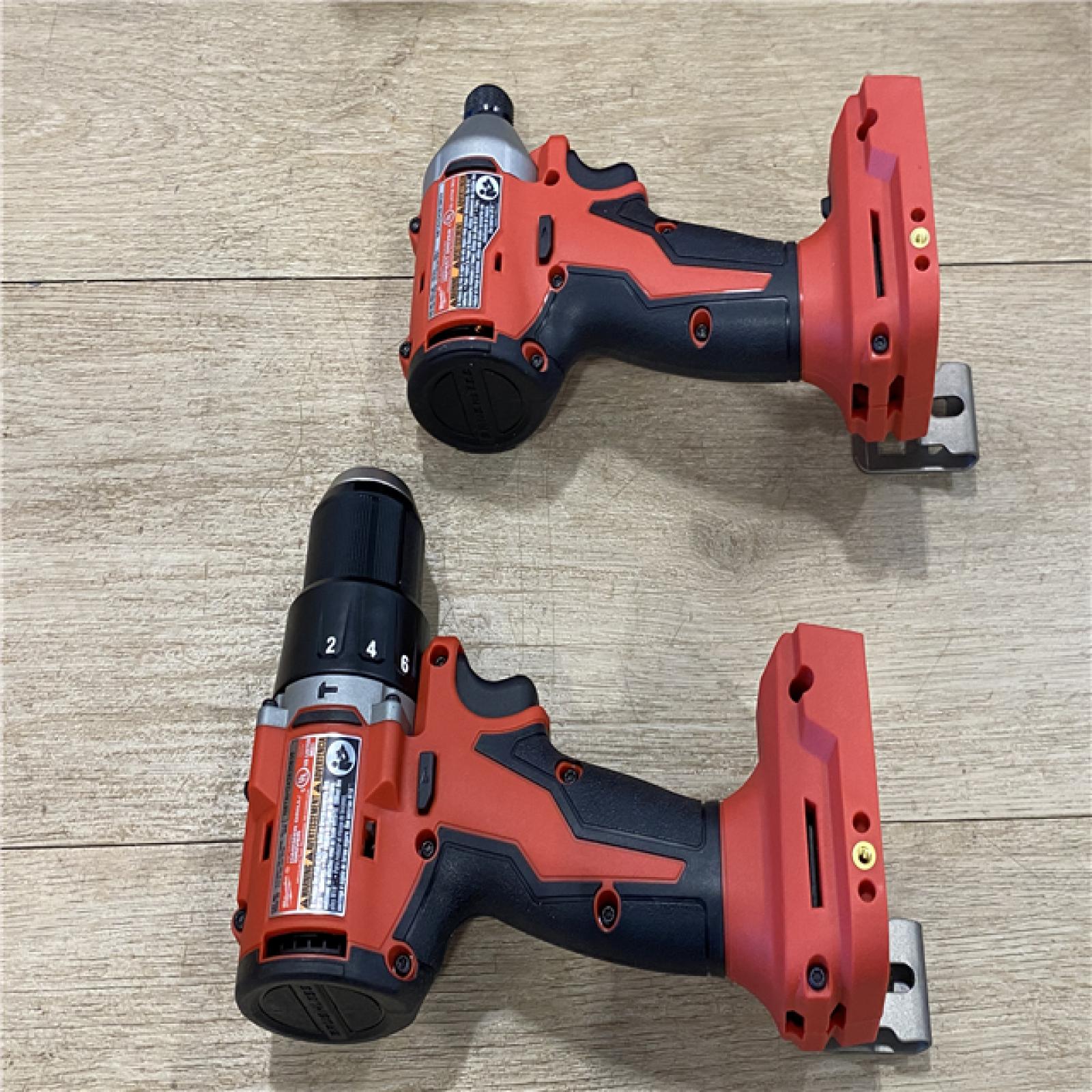 AS-IS Milwaukee 18-Volt Lithium-Ion Brushless Cordless Compact Hammer Drill/Impact Combo Kit