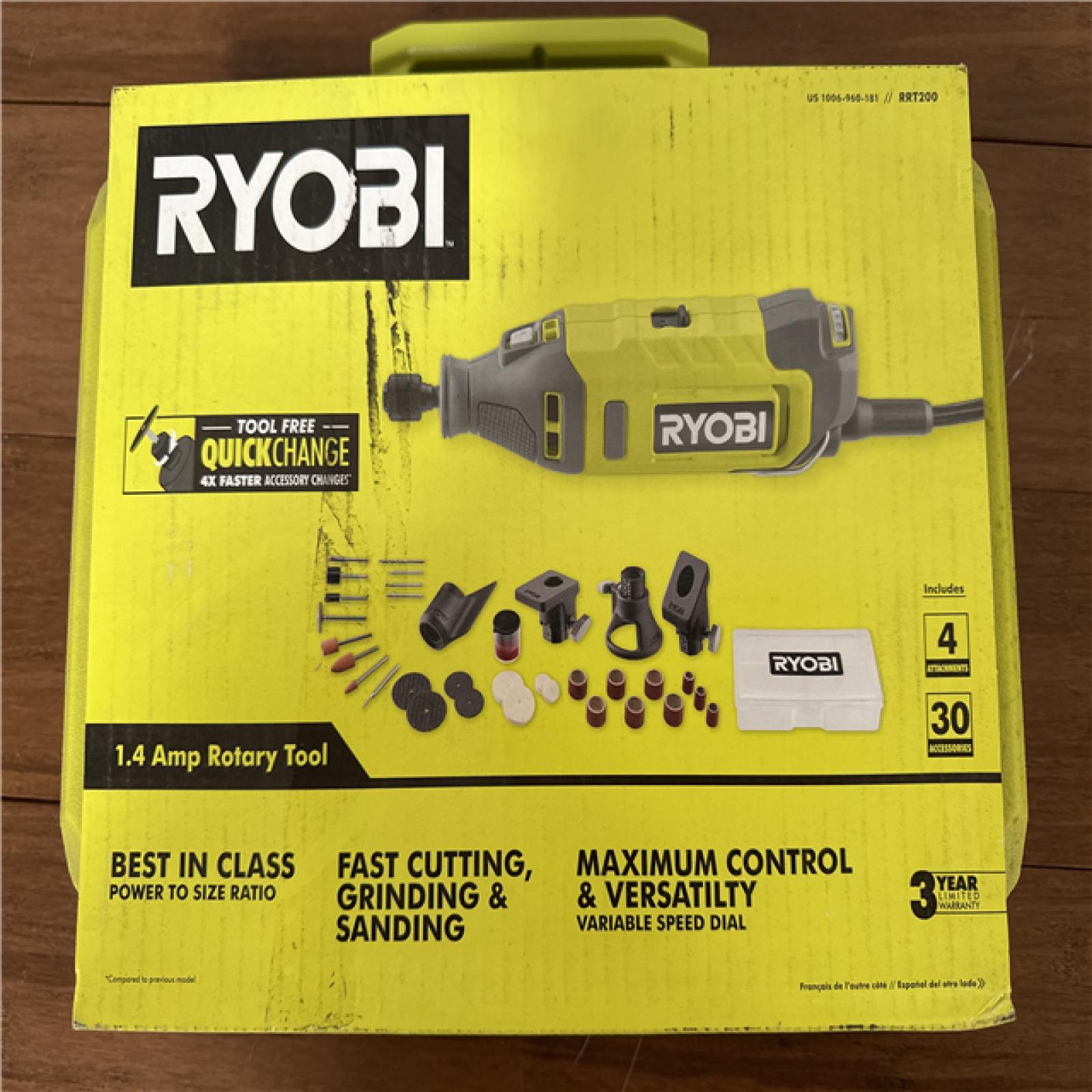 California NEW Ryobi 1.4 Amp Rotary Tool