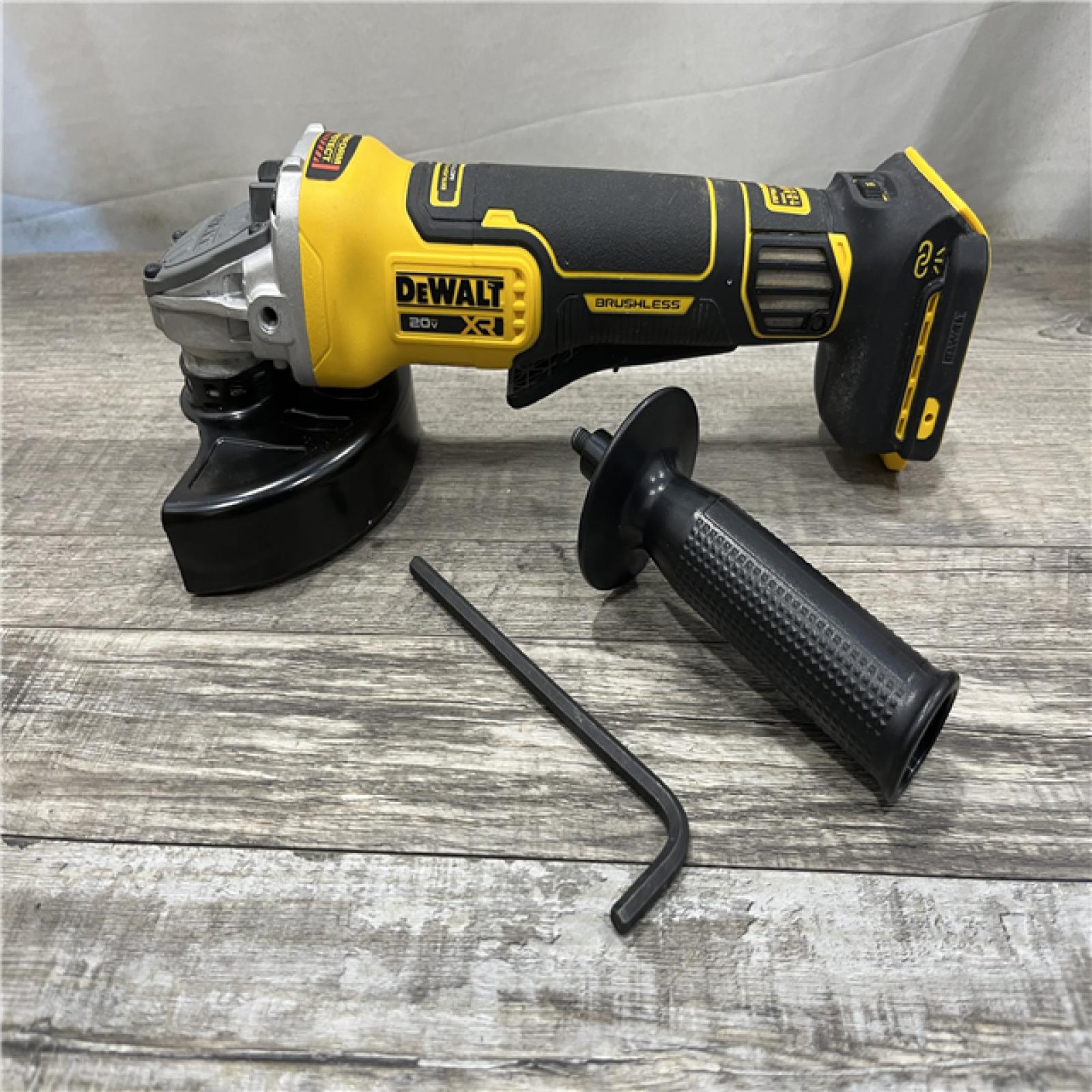AS-IS DEWALT 20V XR Cordless 4-1/2. in. to 5 in. Variable Speed Angle Grinder (Tool Only)