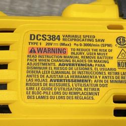 AS-IS DEWALT 20-Volt XR Cordless Reciprocating Saw (Tool Only)