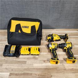 HOUSTON LOCATION - AS-IS DEWALT ATOMIC 20-Volt Lithium-Ion Cordless Brushless (3-Tool) Combo Kit