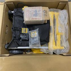 As-Is-DEWALT 2x20V MAX 21 in. Cordless Battery Powered Self Propelled Lawn Mower Kit with (2) 10 Ah Batteries and Chargers
