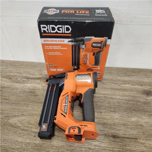 Phoenix Location NEW RIDGID 18V Brushless Cordless 18-Gauge 2-1/8 in. Brad Nailer (Tool Only) with CLEAN DRIVE Technology