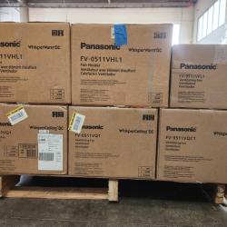 Phoenix NEW Mixed Panasonic Ventilator fans and Heaters Pallet (17-Total)