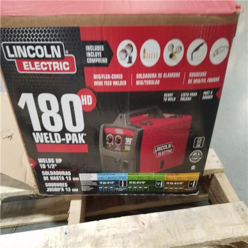 CALIFORNIA AS-IS LINCOLN ELECTRIC 180 WELD PAK
