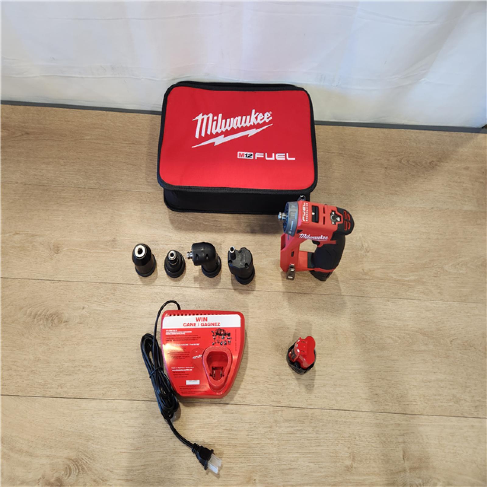 AS-IS- MWK M12 Fuel Installation Drill & Driver Kit