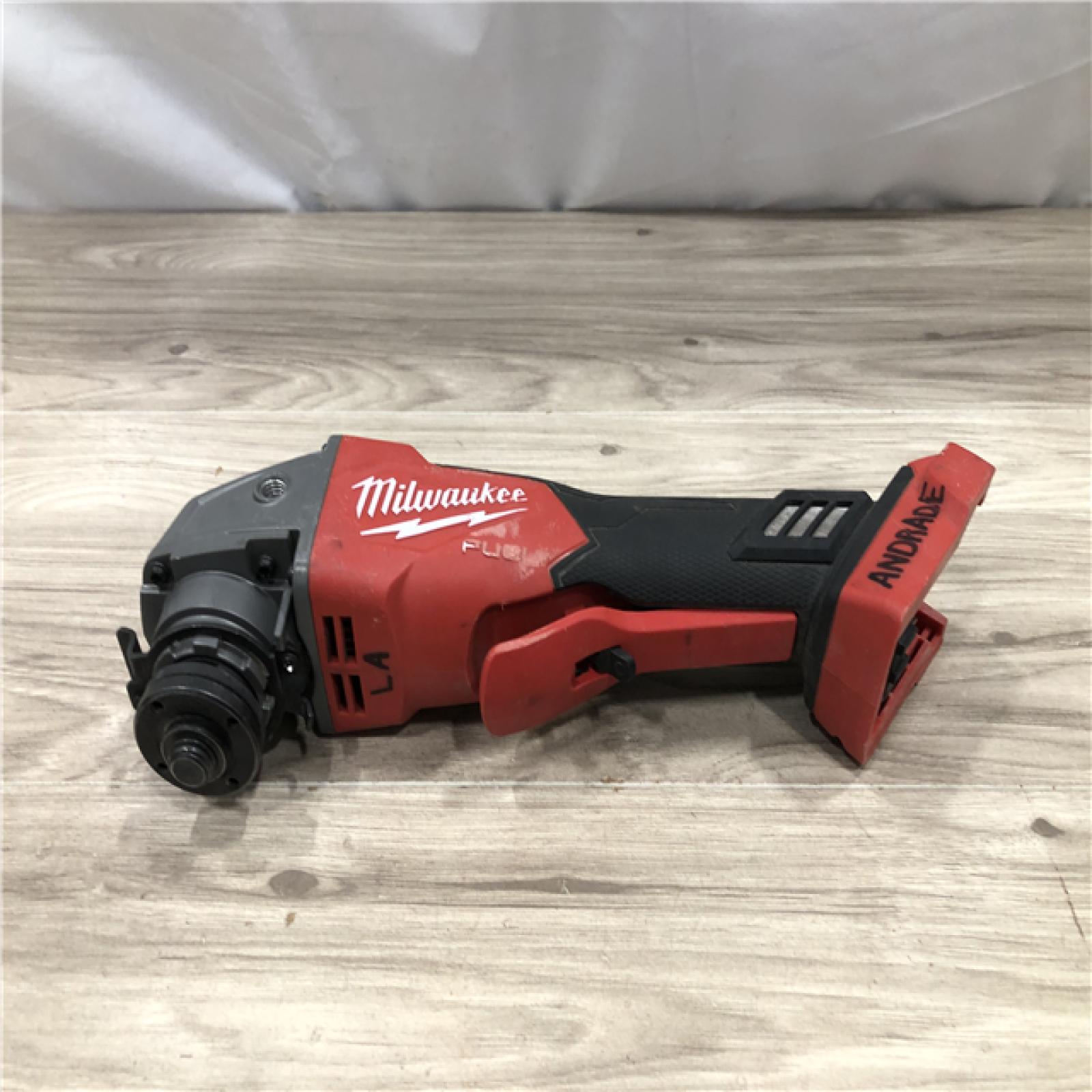 AS-IS Milwaukee 2880-20 FUEL 18-Volt Lithium-Ion Cordless 4-1/2 in./5 in. Grinder (Tool-Only)