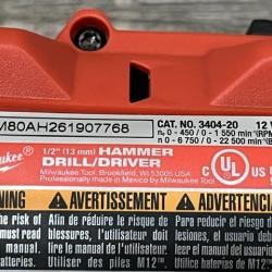 AS-IS Milwaukee FUEL 12-Volt Lithium-Ion Brushless Cordless Hammer Drill and Impact Driver Combo Kit